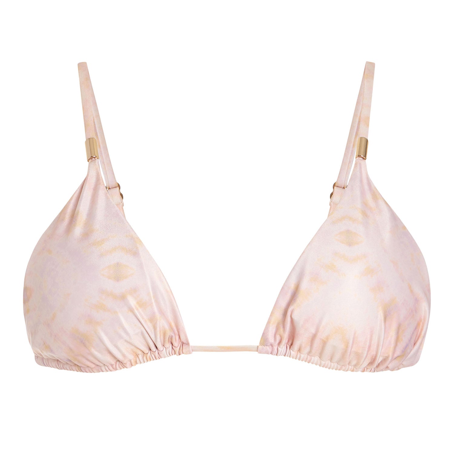 The Vivienne Estelle Bikini Top — a chic, sustainable swim essential. Adjustable straps and moderate coverage top perfect for a refined beach look.